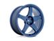 Motegi CS5 Satin Metallic Blue 5-Lug Wheel; 19x9.5; 15mm Offset (87-90 Dakota)