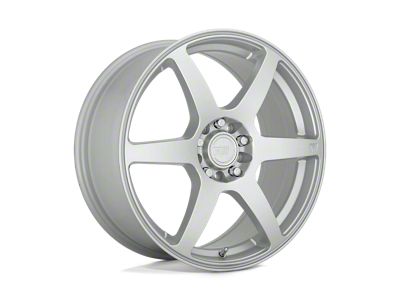 Motegi CS6 Hyper Silver 5-Lug Wheel; 15x6.5; 40mm Offset (87-90 Dakota)