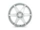 Motegi CS6 Hyper Silver 5-Lug Wheel; 16x7; 40mm Offset (87-90 Dakota)