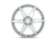 Motegi CS6 Hyper Silver 5-Lug Wheel; 17x7; 40mm Offset (87-90 Dakota)