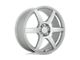 Motegi CS6 Hyper Silver 5-Lug Wheel; 18x8; 45mm Offset (87-90 Dakota)