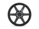 Motegi CS6 Satin Black 5-Lug Wheel; 15x6.5; 40mm Offset (87-90 Dakota)