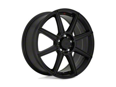 Motegi CS8 Satin Black 5-Lug Wheel; 15x6.5; 40mm Offset (87-90 Dakota)