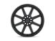 Motegi CS8 Satin Black 5-Lug Wheel; 17x7; 40mm Offset (87-90 Dakota)