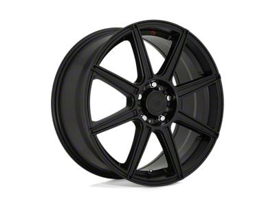 Motegi CS8 Satin Black 5-Lug Wheel; 18x8; 35mm Offset (87-90 Dakota)