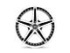 Motegi D5S Gloss Black Machined 5-Lug Wheel; 16x7; 45mm Offset (87-90 Dakota)