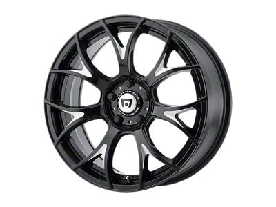 Motegi MR126 Gloss Black with Milled Accents 5-Lug Wheel; 20x10; 38mm Offset (87-90 Dakota)