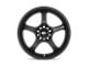 Motegi MR131 Satin Black 5-Lug Wheel; 17x7; 45mm Offset (87-90 Dakota)