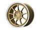 Motegi MR135 Gold Center with Machined Lip 5-Lug Wheel; 17x9.5; 45mm Offset (87-90 Dakota)