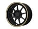 Motegi MR135 Matte Black Center with Bronze Lip 5-Lug Wheel; 18x9.5; 35mm Offset (87-90 Dakota)