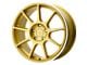 Motegi MR138 Gold with Machined Lip 5-Lug Wheel; 18x9; 35mm Offset (87-90 Dakota)