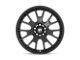 Motegi MS7 Matte Black 5-Lug Wheel; 17x8; 32mm Offset (87-90 Dakota)