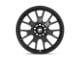 Motegi MS7 Matte Black 5-Lug Wheel; 17x8; 45mm Offset (87-90 Dakota)