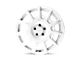 Motegi RF11 White 5-Lug Wheel; 17x7.5; 40mm Offset (87-90 Dakota)