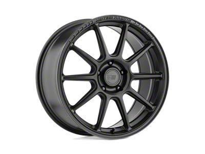 Motegi SS10 Satin Black 5-Lug Wheel; 18x8.5; 35mm Offset (87-90 Dakota)