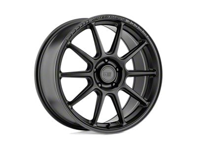 Motegi SS10 Satin Black 5-Lug Wheel; 17x7; 38mm Offset (87-90 Dakota)