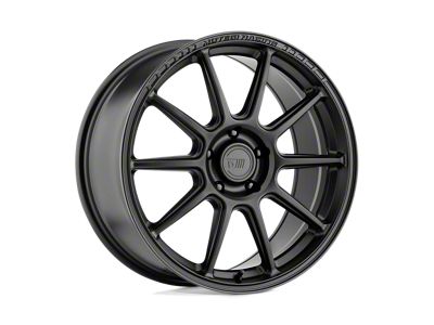 Motegi SS10 Satin Black 5-Lug Wheel; 18x8.5; 45mm Offset (87-90 Dakota)