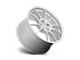 Motegi SS5 Hyper Silver 5-Lug Wheel; 18x8.5; 45mm Offset (87-90 Dakota)