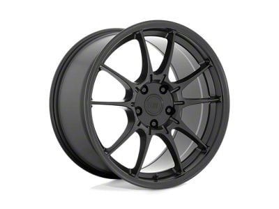 Motegi SS5 Satin Black 5-Lug Wheel; 17x8; 45mm Offset (87-90 Dakota)