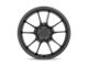 Motegi SS5 Satin Black 5-Lug Wheel; 17x8; 45mm Offset (87-90 Dakota)