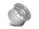 Motegi SS6 Hyper Silver 5-Lug Wheel; 17x8.5; 35mm Offset (87-90 Dakota)