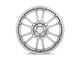 Motegi SS6 Hyper Silver 5-Lug Wheel; 17x8.5; 35mm Offset (87-90 Dakota)