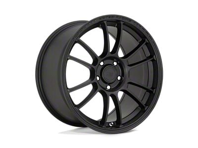 Motegi SS6 Satin Black 5-Lug Wheel; 17x8.5; 35mm Offset (87-90 Dakota)