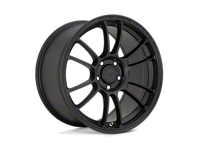 Motegi SS6 Satin Black 5-Lug Wheel; 18x9.5; 45mm Offset (87-90 Dakota)