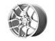 Motegi TM5 Hyper Silver 5-Lug Wheel; 17x8.5; 25mm Offset (87-90 Dakota)