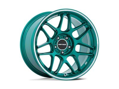 Motegi Tsubaki Hokkaido Green with Machined Lip 5-Lug Wheel; 18x9.5; 15mm Offset (87-90 Dakota)