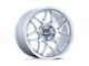 Motegi Tsubaki Hyper Silver with Machined Lip 5-Lug Wheel; 18x9.5; 15mm Offset (87-90 Dakota)