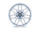 Motegi Tsubaki Hyper Silver with Machined Lip 5-Lug Wheel; 18x9.5; 25mm Offset (87-90 Dakota)