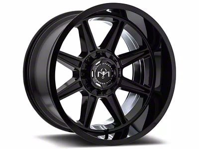 Motiv Off Road Balast Gloss Black 8-Lug Wheel; 20x10; -12mm Offset (01-06 Sierra 3500 HD SRW)