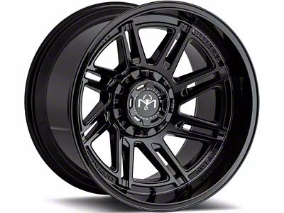 Motiv Off Road Millenium Gloss Black 8-Lug Wheel; 20x10; -12mm Offset (01-06 Silverado 2500 HD)