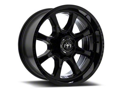 Motiv Offroad Glock Gloss Black 8-Lug Wheel; 20x10; -12mm Offset (11-14 Sierra 2500 HD)