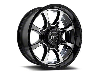 Motiv Offroad Glock Gloss Black Machined 6-Lug Wheel; 18x9; 18mm Offset (09-14 F-150)