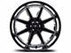 Motiv Off Road Balast Gloss Black Machined 8-Lug Wheel; 20x9; 18mm Offset (10-18 RAM 2500)