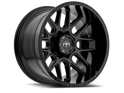 Motiv Offroad Magnus Gloss Black 6-Lug Wheel; 18x9; 18mm Offset (07-13 Silverado 1500)