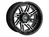 Motiv Offroad Millenium Series Gloss Black with Chrome Accents 6-Lug Wheel; 17x9; 0mm Offset (07-14 Tahoe)