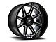 Motiv Offroad Balast Gloss Black with Chrome Accents 6-Lug Wheel; 17x9; 0mm Offset (09-14 F-150)