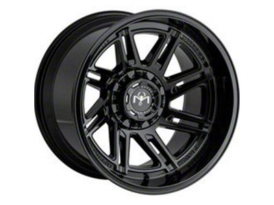 Motiv Offroad Millenium Series Gloss Black 6-Lug Wheel; 20x10; -12mm Offset (15-20 F-150)