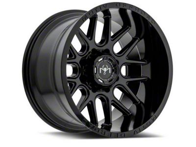 Motiv Offroad Magnus Gloss Black 5-Lug Wheel; 20x9; 18mm Offset (05-11 Dakota)