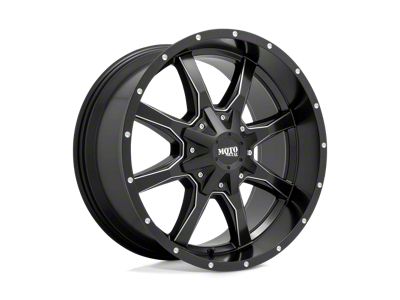 Moto Metal MO970 Satin Black Milled 8-Lug Wheel; 20x10; -24mm Offset (01-06 Sierra 2500 HD)