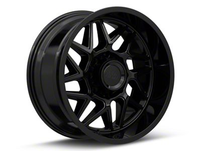 Moto Metal Turbine Gloss Black 8-Lug Wheel; 20x10; -18mm Offset (01-06 Sierra 2500 HD)