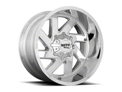 Moto Metal Melee Chrome 8-Lug Wheel; 20x10; -18mm Offset (01-06 Sierra 3500 HD SRW)