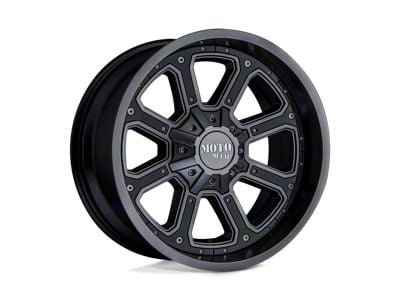 Moto Metal MO968 Satin Black with Clearcoat 8-Lug Wheel; 20x10; -24mm Offset (01-06 Sierra 3500 HD SRW)