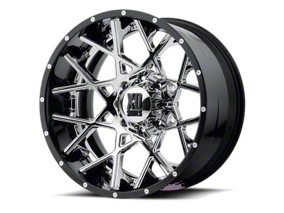 Moto Metal Spider Gloss Black 8-Lug Wheel; 22x12; -44mm Offset (01-06 Silverado 2500 HD)