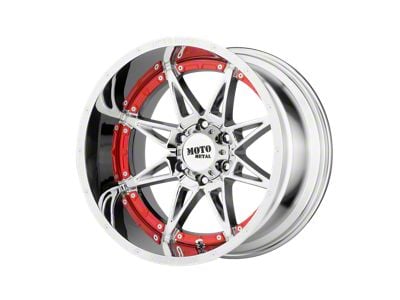 Moto Metal Hydra Chrome 8-Lug Wheel; 20x9; 0mm Offset (06-08 RAM 1500 Mega Cab)