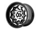 Moto Metal Rotary Gloss Black Machined 8-Lug Wheel; 20x12; -44mm Offset (06-08 RAM 1500 Mega Cab)