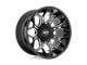 Moto Metal Sniper Gloss Black Milled 5-Lug Wheel; 20x9; 0mm Offset (02-08 RAM 1500, Excluding Mega Cab)